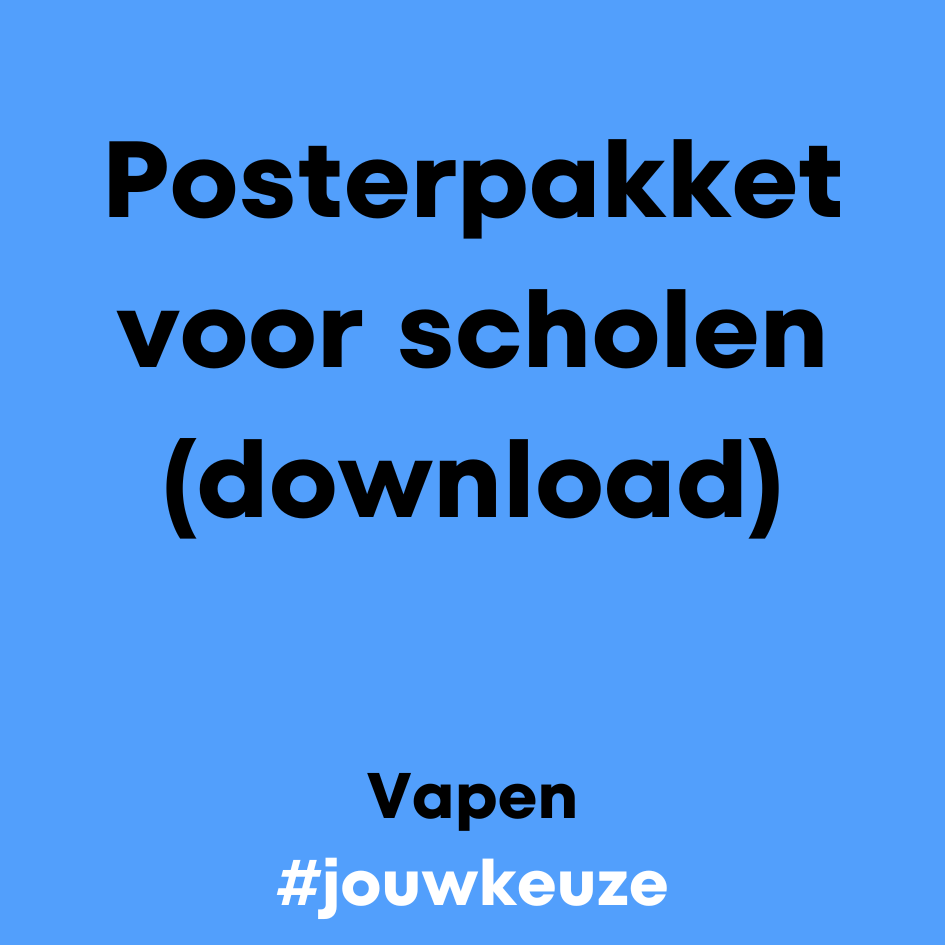 Gratis posterpakket voor scholen (download - om zelf te printen)